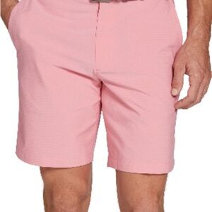 Walter Hagen Pink Flat Front Men’s Performance Pureflex 9” Golf short 34W NWT